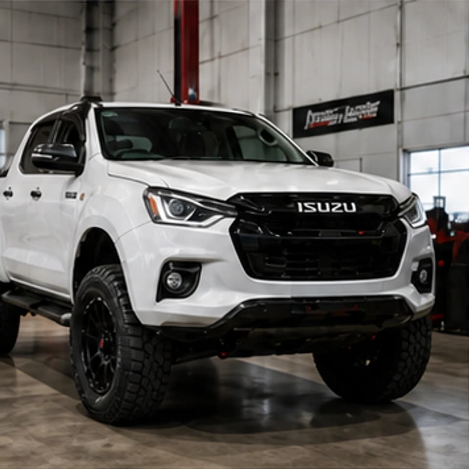ISUZU D-MAX completed 4WD build
