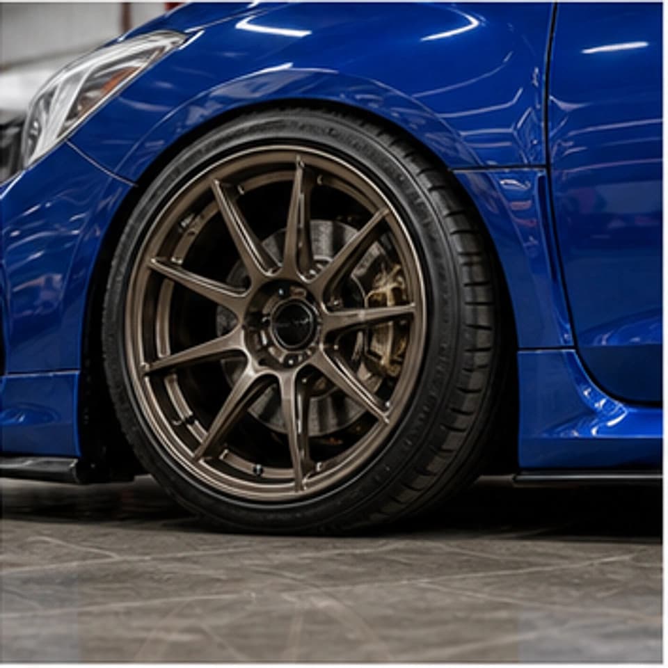 SUBARU WRX completed lowered car build