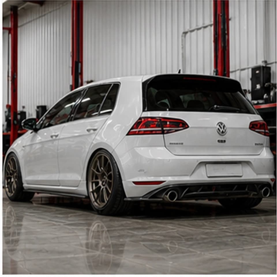 VOLKSWAGEN GOLF GTI completed lowered car build