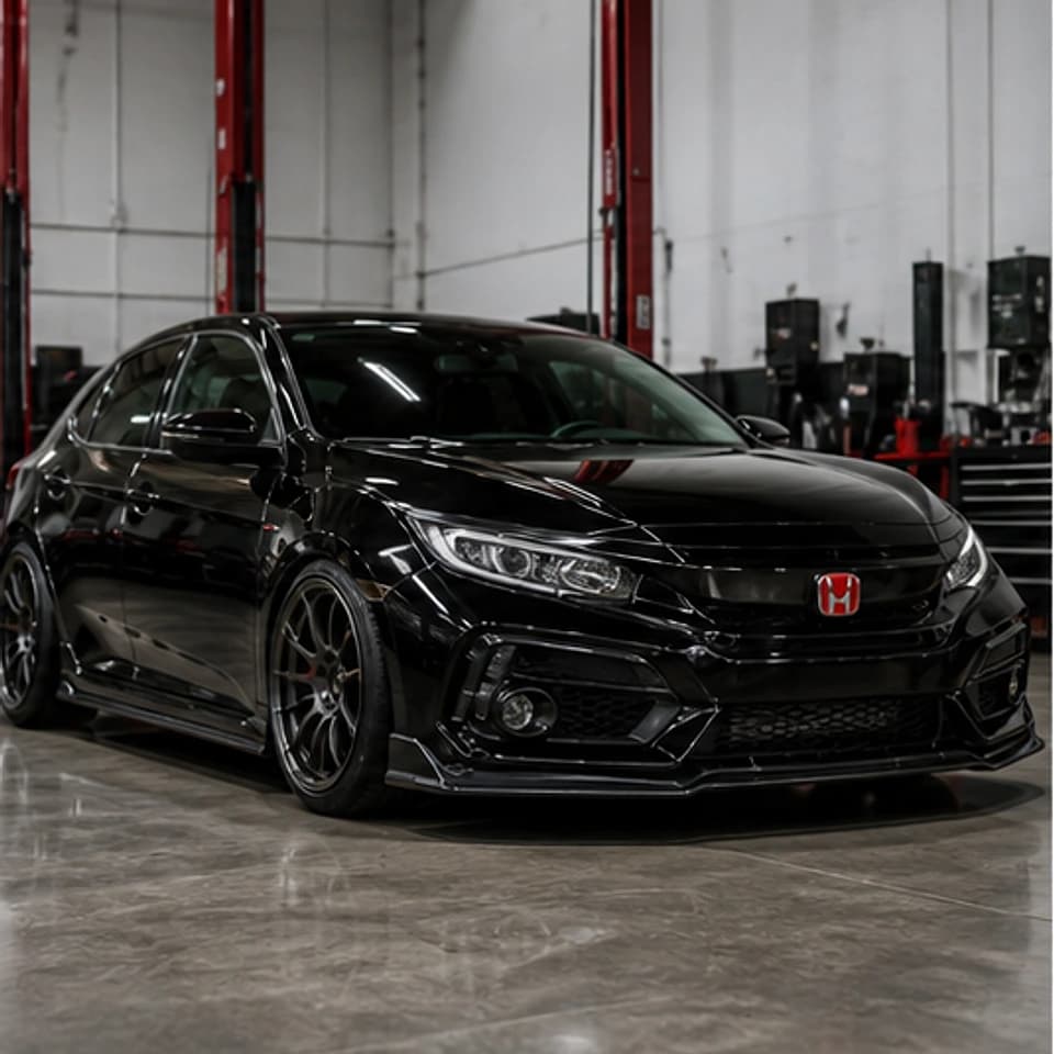 HONDA CIVIC completed lowered car build